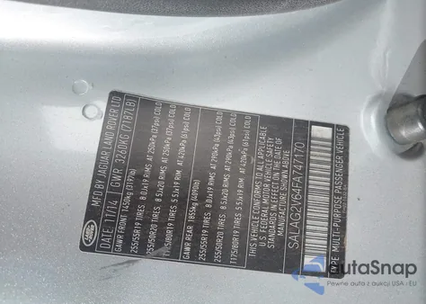 2015 Land Rover Lr4 z USA, uszkodzony, nr VIN SALAG2V64FA747170